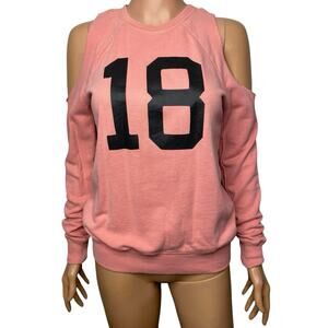 Abercrombie and fitch pink top pull over women’s size XS